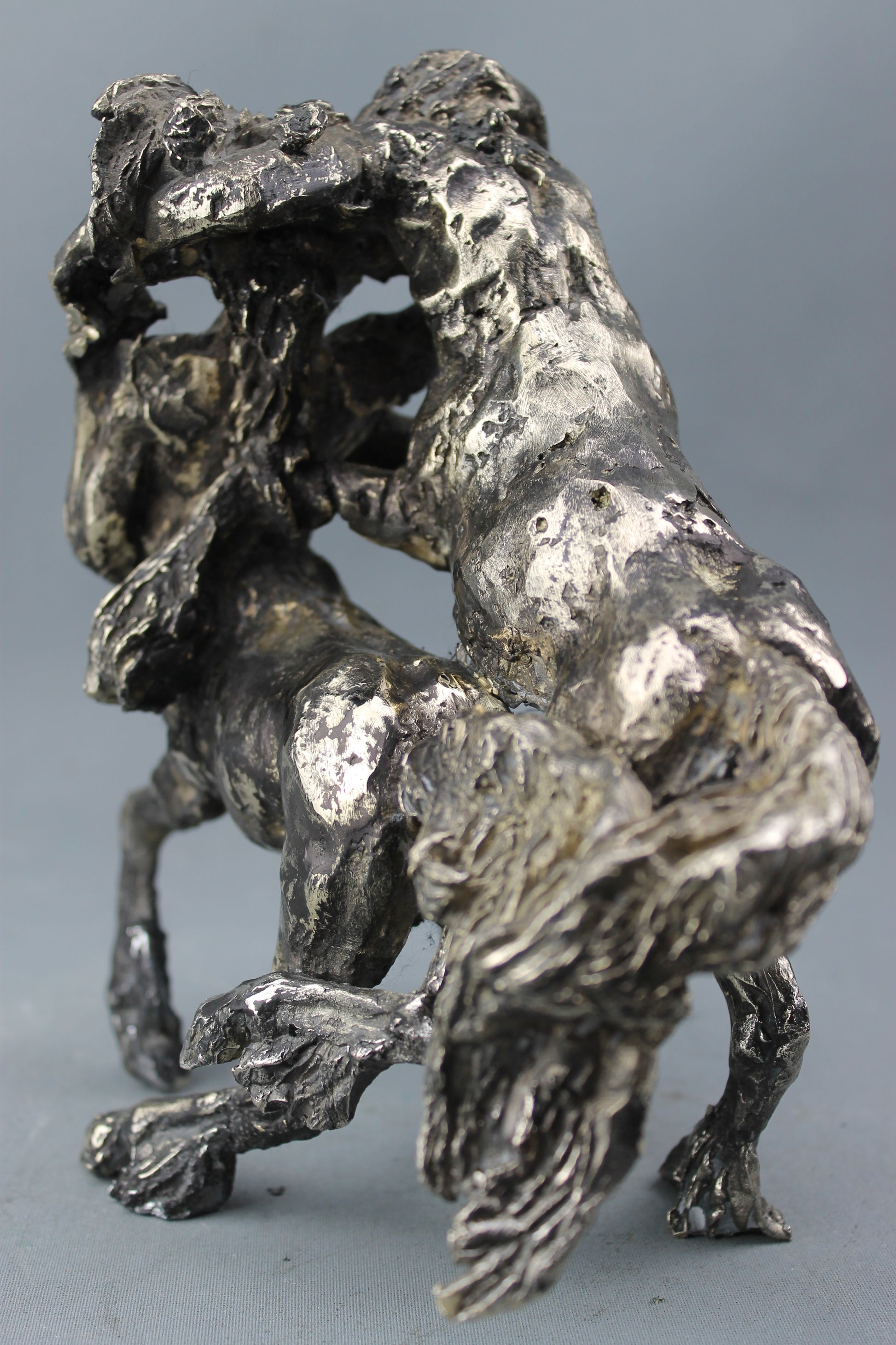 audrey flechet, sculpture, bronze, centaure, bronce, fonderie du champ bon, centaur, centauro, eurytion