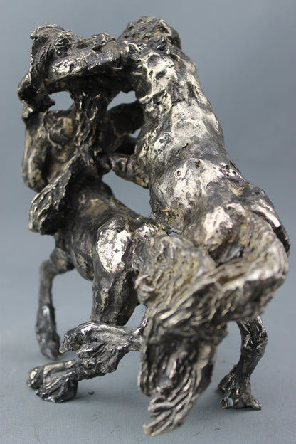 audrey flechet, sculpture, bronze, centaure, bronce, fonderie du champ bon, centaur, centauro, eurytion