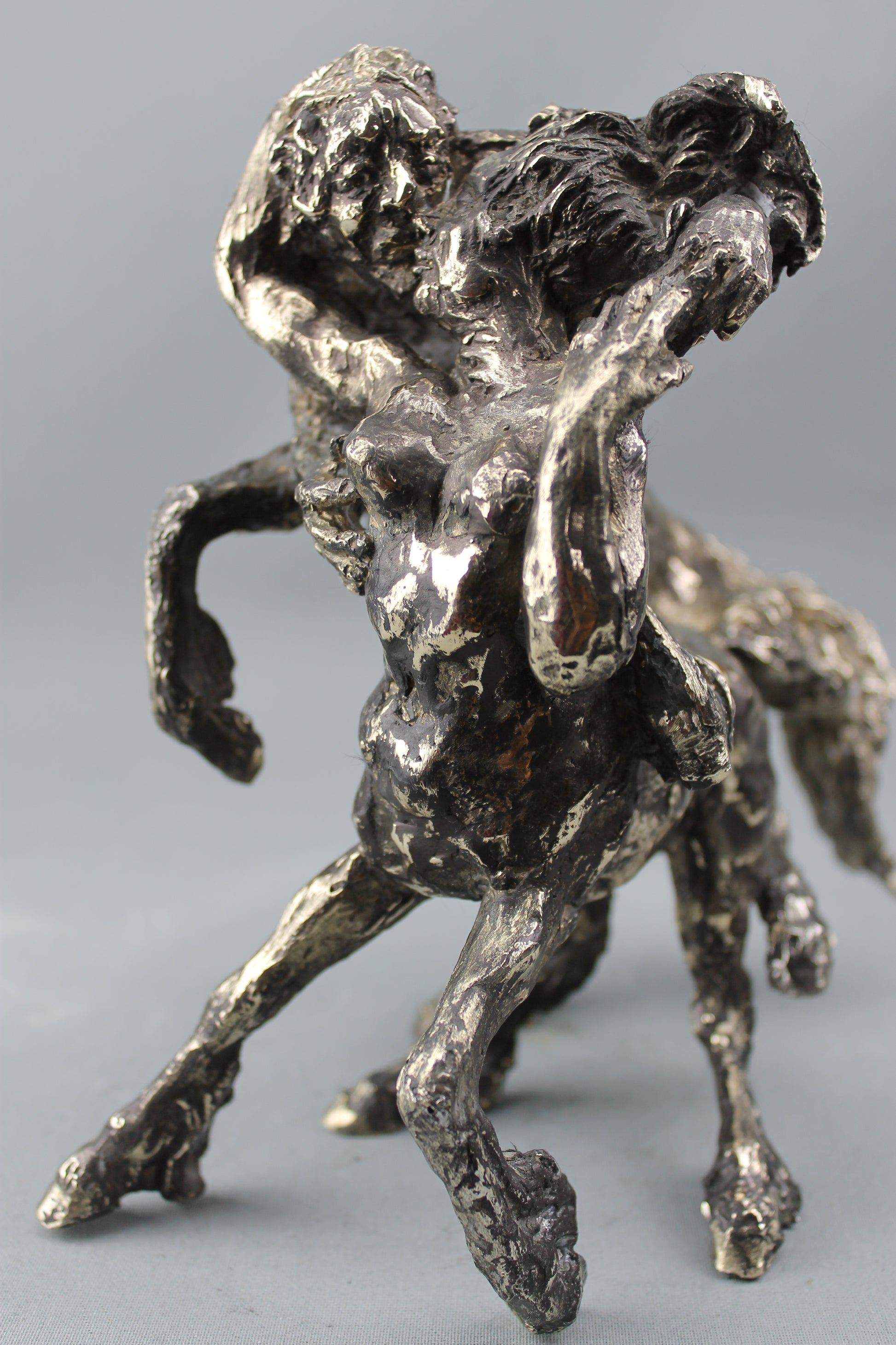 pièce unique, eurytion, bronze, centaure, audrey flechet, sculpture, fonderie du champ bon, metal casting, bronce, bronzo, centaur