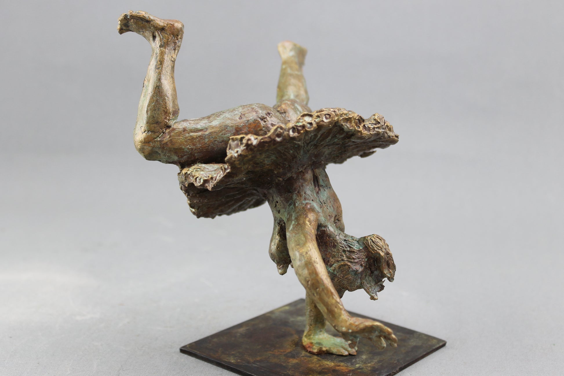 french cancan, audrey flechet, sculpture, bronze, pièce unique, cire perdue, french cancan, dace, danseuse, fonderie du champ bon, lost wax, metal casting, bérangère
