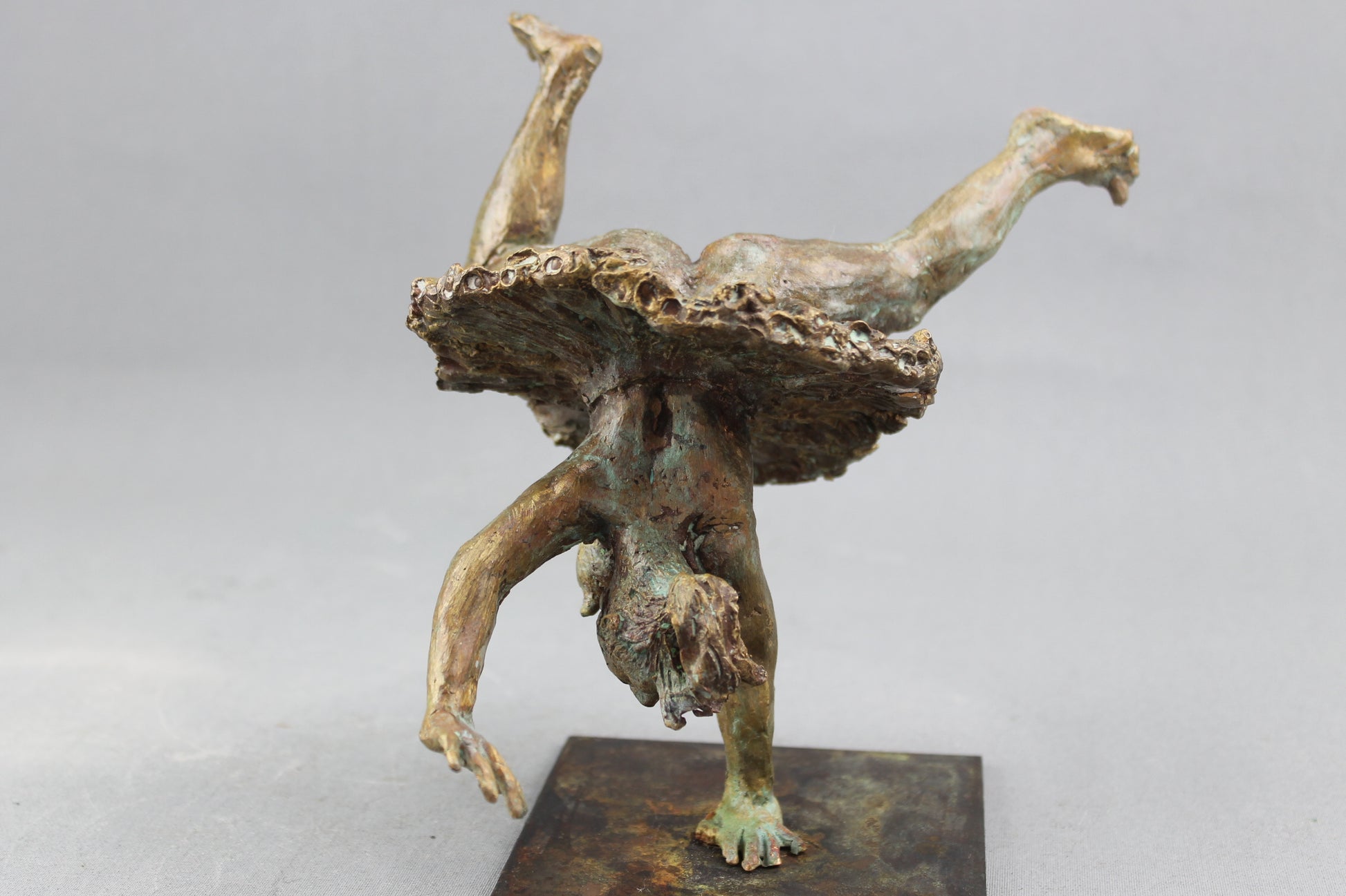 french cancan, audrey flechet, sculpture, bronze, pièce unique, cire perdue, french cancan, dace, danseuse, fonderie du champ bon, lost wax, metal casting, bérangère