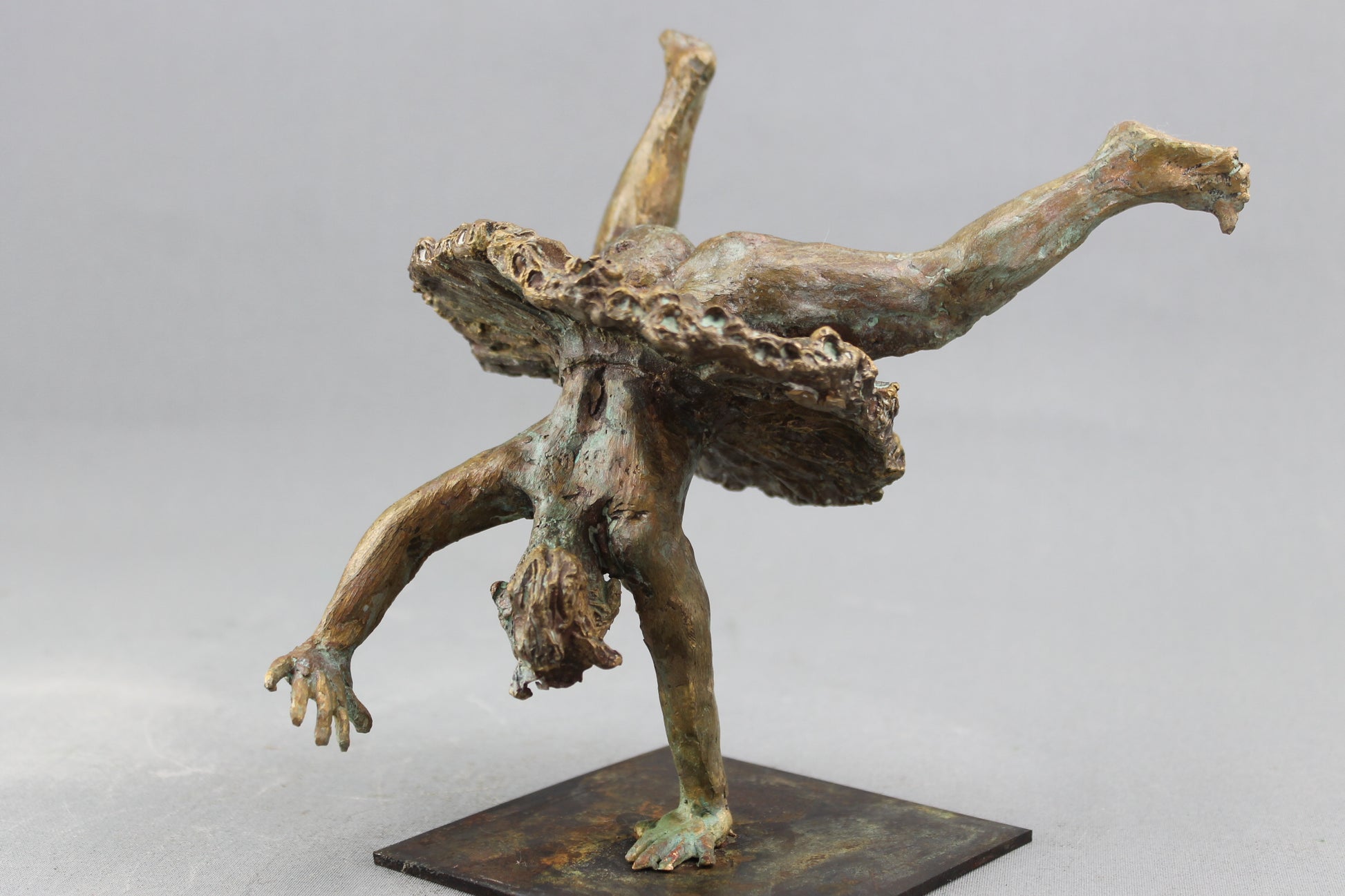 french cancan, audrey flechet, sculpture, bronze, pièce unique, cire perdue, french cancan, dace, danseuse, fonderie du champ bon, lost wax, metal casting, bérangère