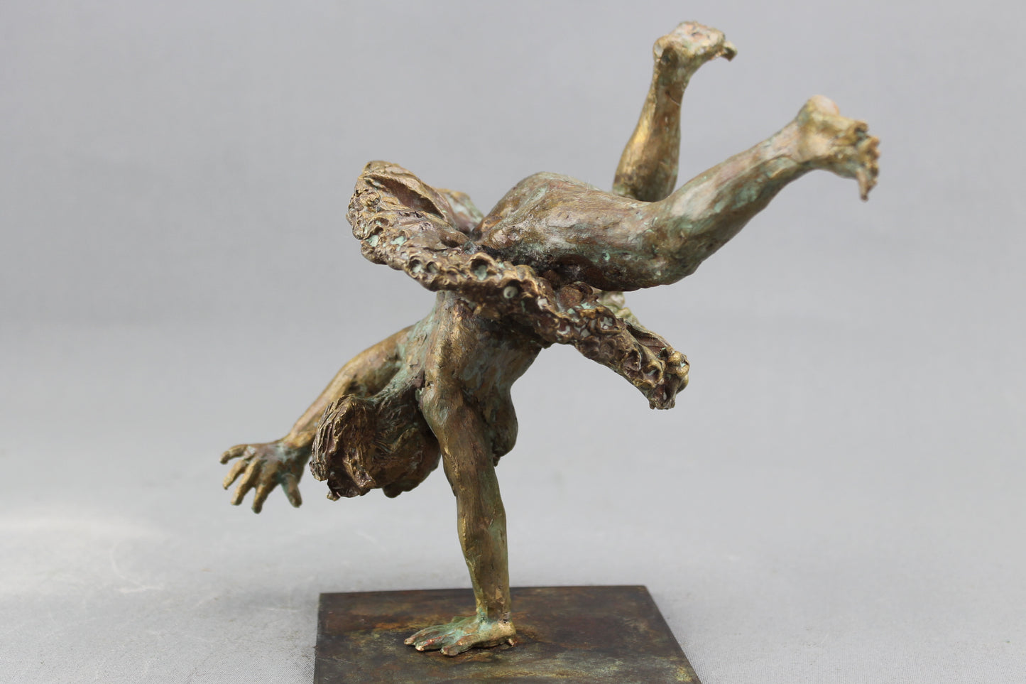 french cancan, audrey flechet, sculpture, bronze, pièce unique, cire perdue, french cancan, dace, danseuse, fonderie du champ bon, lost wax, metal casting, bérangère