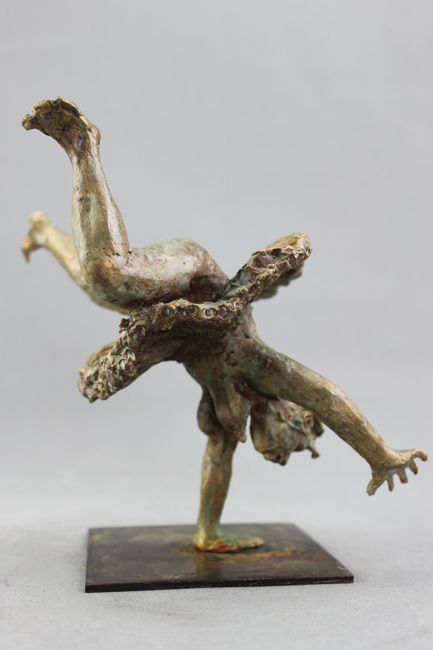 french cancan, audrey flechet, sculpture, bronze, pièce unique, cire perdue, french cancan, dace, danseuse, fonderie du champ bon, lost wax, metal casting, bérangère