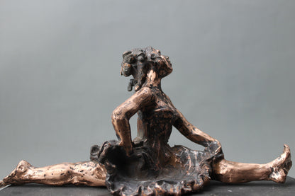 henriette, sculpture, film, stop motion, audrey flechet, flechet, fonderie du champ bon, bronze, danseuse, cancan, french cancan, cire perdue