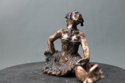 henriette, sculpture, film, stop motion, audrey flechet, flechet, fonderie du champ bon, bronze, danseuse, cancan, french cancan, cire perdue