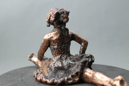 henriette, sculpture, film, stop motion, audrey flechet, flechet, fonderie du champ bon, bronze, danseuse, cancan, french cancan, cire perdue
