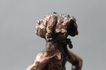 henriette, sculpture, film, stop motion, audrey flechet, flechet, fonderie du champ bon, bronze, danseuse, cancan, french cancan, cire perdue