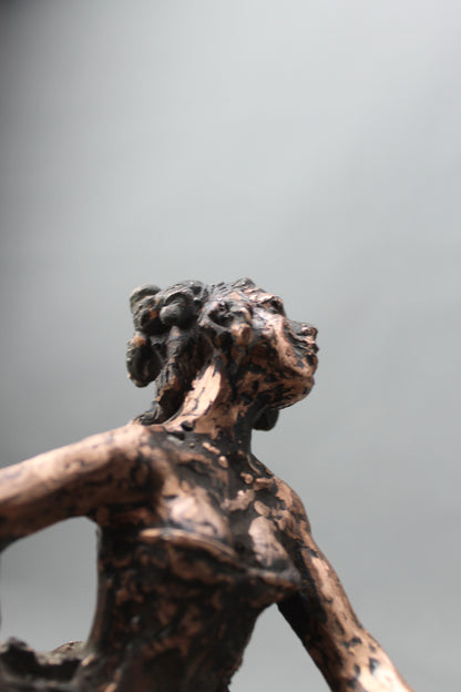 henriette, sculpture, film, stop motion, audrey flechet, flechet, fonderie du champ bon, bronze, danseuse, cancan, french cancan, cire perdue