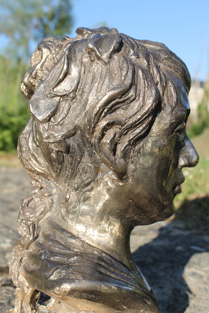 camille claudel, claudel, sculpture, audrey flechet, flechet, fonderie du champ bon, bronze, buste, cire perdue, lost wax, metal casting, bust, french artiste