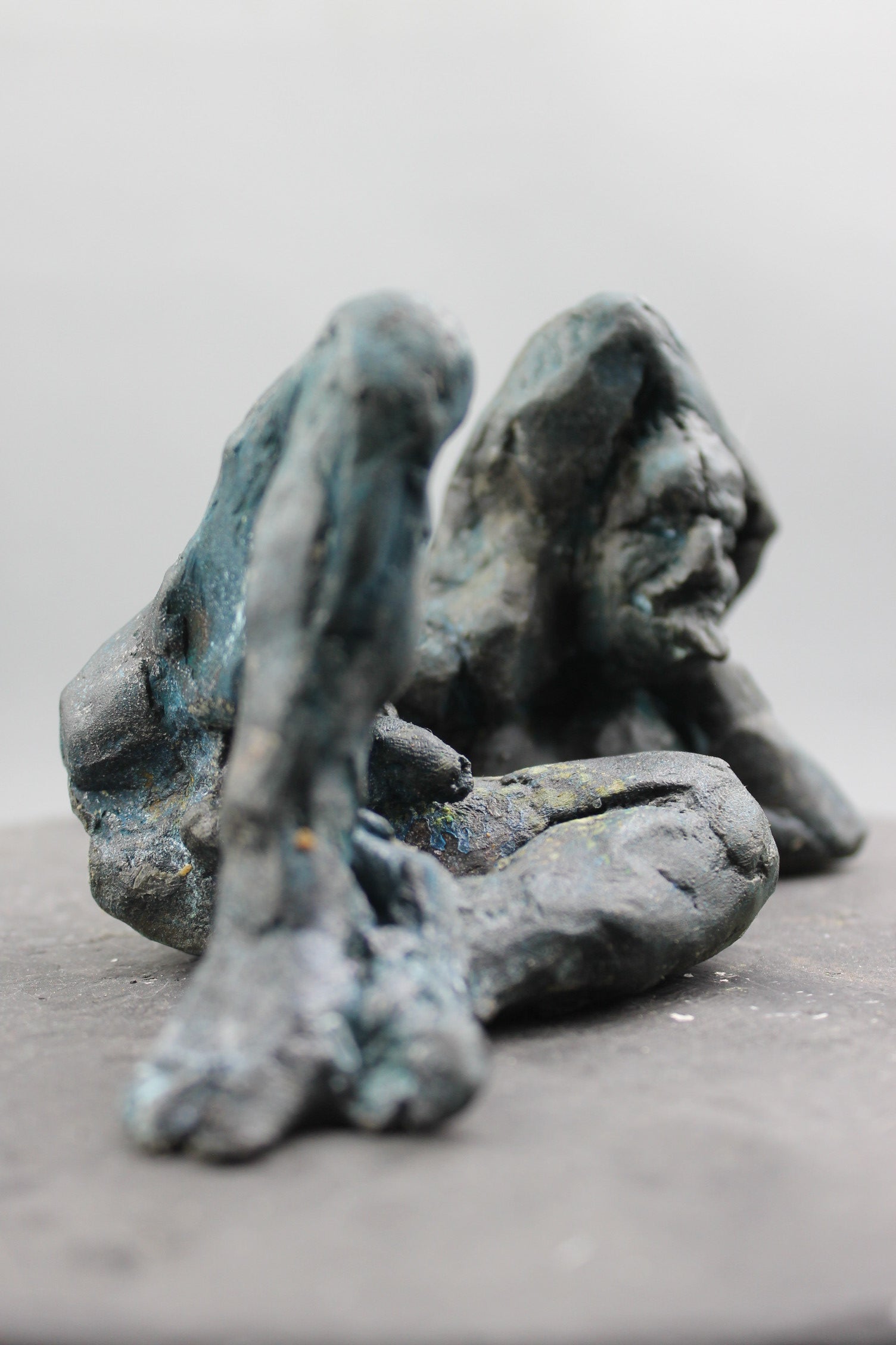 audrey flechet, flechet, sculpture, fonderie du champ bon, bronze, bronce, bronzo, lost wax, cire perdue, satyre, satyre du solstice, statue, statuette, nu, nu masculin