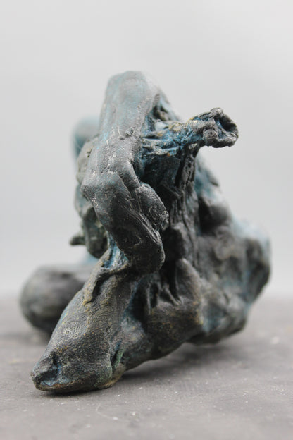 audrey flechet, flechet, sculpture, fonderie du champ bon, bronze, bronce, bronzo, lost wax, cire perdue, satyre, satyre du solstice, statue, statuette, nu, nu masculin