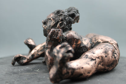 audrey flechet, flechet, sculpture, fonderie du champ bon, bronze, bronce, bronzo, lost wax, cire perdue, brioche de proust, statue, statuette, nu, nu feminin, venus, gironde