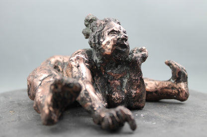 audrey flechet, flechet, sculpture, fonderie du champ bon, bronze, bronce, bronzo, lost wax, cire perdue, brioche de proust, statue, statuette, nu, nu feminin, venus, gironde