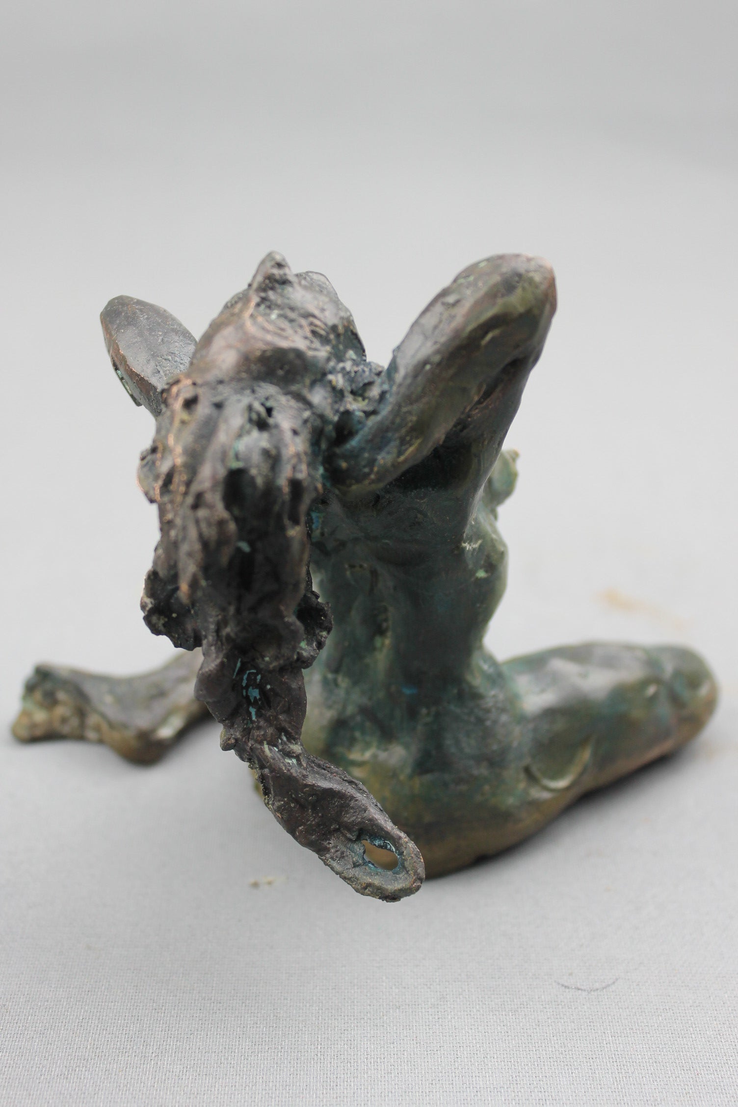 audrey flechet, flechet, sculpture, fonderie du champ bon, bronze, bronce, bronzo, lost wax, cire perdue, lascive du bocage, lascive, statue, statuette, nu, nu feminin