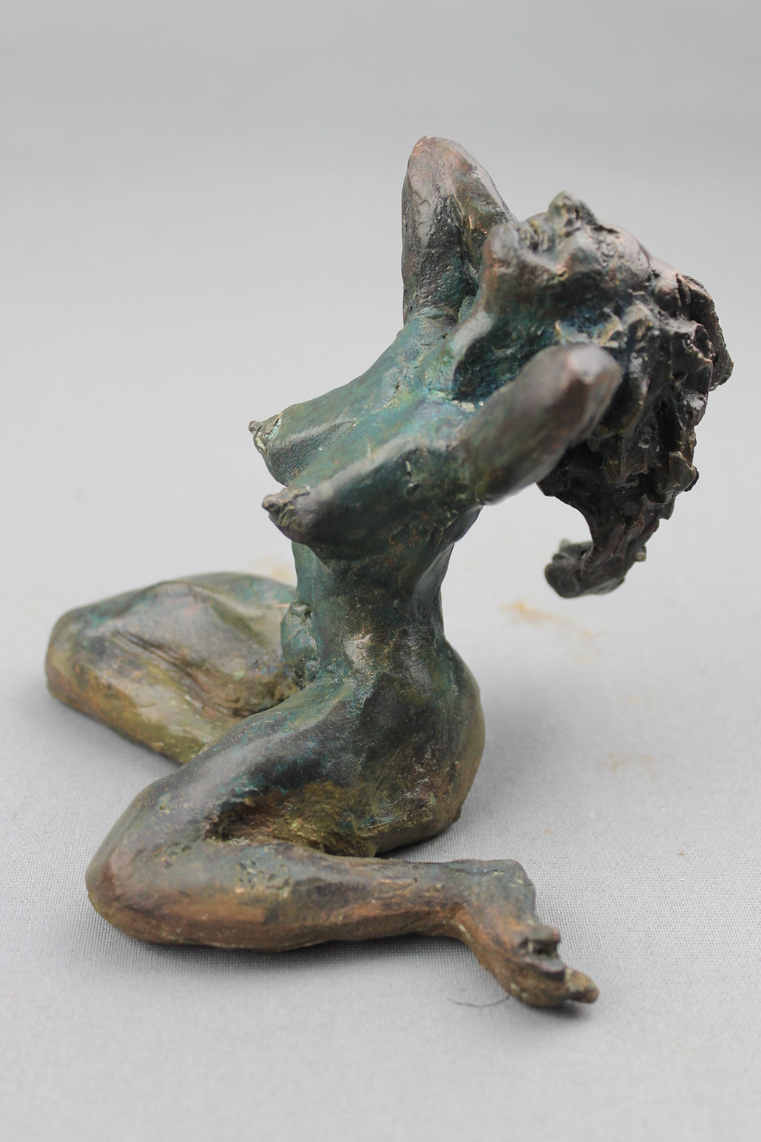 audrey flechet, flechet, sculpture, fonderie du champ bon, bronze, bronce, bronzo, lost wax, cire perdue, lascive du bocage, lascive, statue, statuette, nu, nu feminin