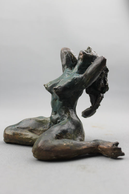 audrey flechet, flechet, sculpture, fonderie du champ bon, bronze, bronce, bronzo, lost wax, cire perdue, lascive du bocage, lascive, statue, statuette, nu, nu feminin