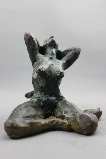 audrey flechet, flechet, sculpture, fonderie du champ bon, bronze, bronce, bronzo, lost wax, cire perdue, lascive du bocage, lascive, statue, statuette, nu, nu feminin