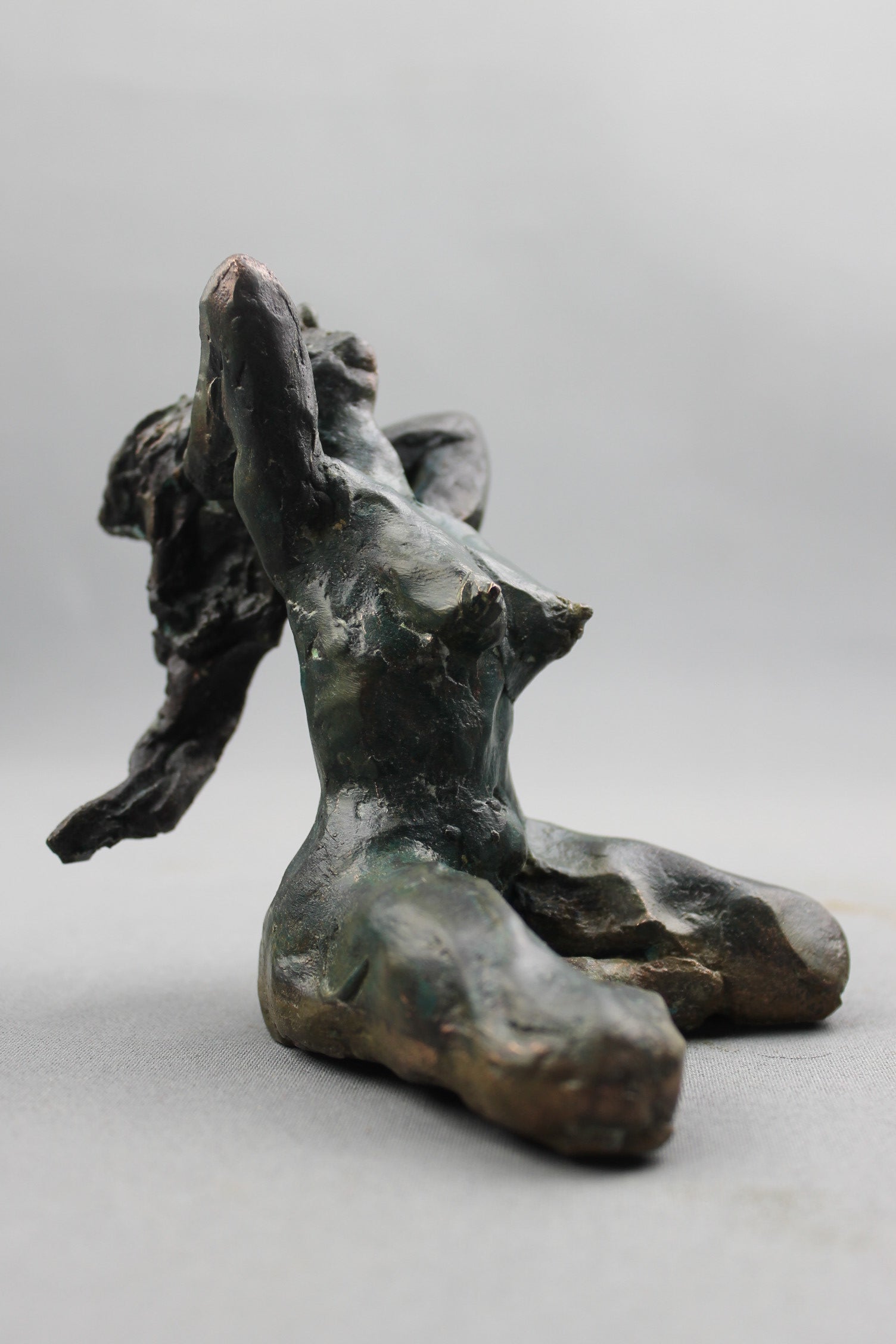 audrey flechet, flechet, sculpture, fonderie du champ bon, bronze, bronce, bronzo, lost wax, cire perdue, lascive du bocage, lascive, statue, statuette, nu, nu feminin