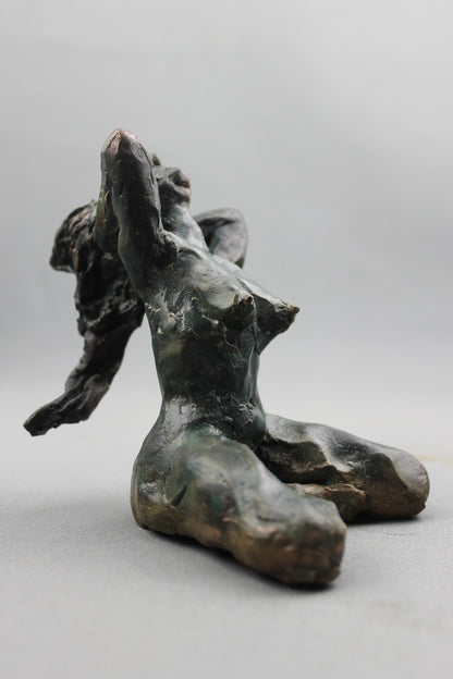audrey flechet, flechet, sculpture, fonderie du champ bon, bronze, bronce, bronzo, lost wax, cire perdue, lascive du bocage, lascive, statue, statuette, nu, nu feminin