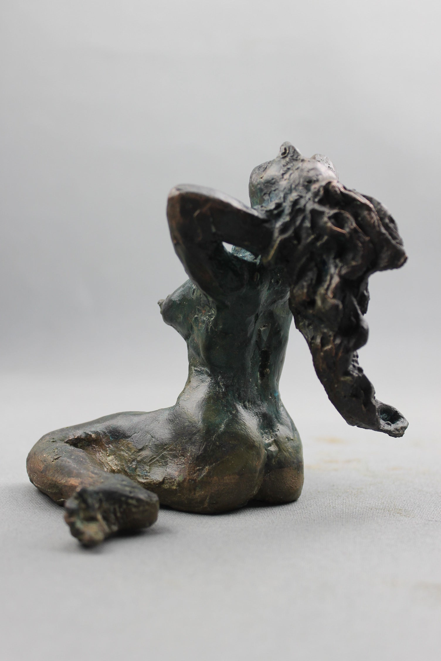 audrey flechet, flechet, sculpture, fonderie du champ bon, bronze, bronce, bronzo, lost wax, cire perdue, lascive du bocage, lascive, statue, statuette, nu, nu feminin