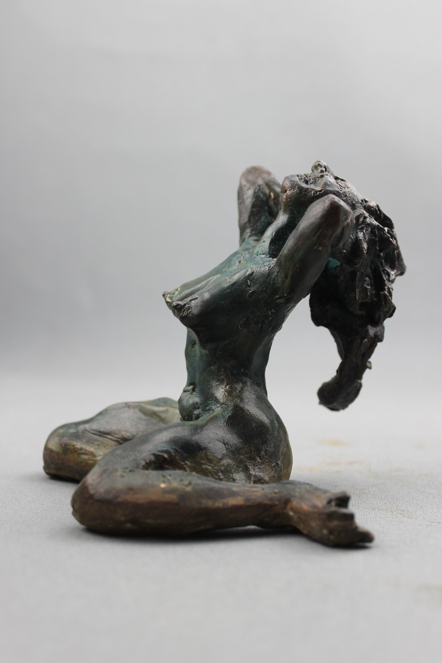 audrey flechet, flechet, sculpture, fonderie du champ bon, bronze, bronce, bronzo, lost wax, cire perdue, lascive du bocage, lascive, statue, statuette, nu, nu feminin