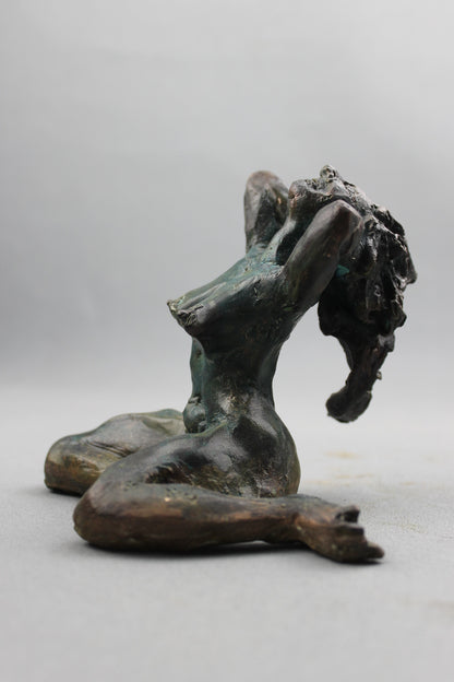 audrey flechet, flechet, sculpture, fonderie du champ bon, bronze, bronce, bronzo, lost wax, cire perdue, lascive du bocage, lascive, statue, statuette, nu, nu feminin