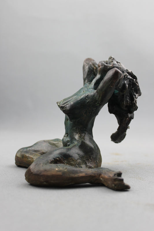 audrey flechet, flechet, sculpture, fonderie du champ bon, bronze, bronce, bronzo, lost wax, cire perdue, lascive du bocage, lascive, statue, statuette, nu, nu feminin
