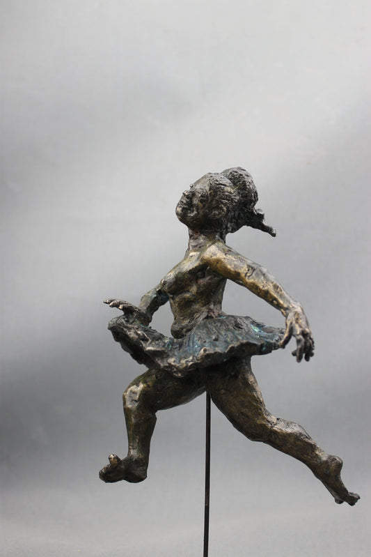 audrey flechet, flechet, sculpture, fonderie du champ bon, film stop motion, bronze, cancan, danseuse, film animation, film stop motion, grace et grabuge