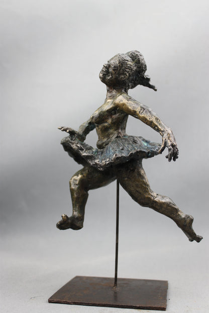 audrey flechet, flechet, sculpture, fonderie du champ bon, film stop motion, bronze, cancan, danseuse, film animation, film stop motion, grace et grabuge