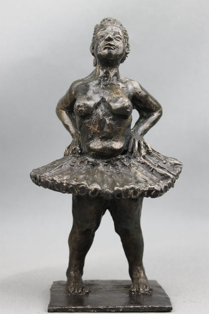 audrey flechet, flechet, sculpture, fonderie du champ bon, film stop motion, bronze, cancan, danseuse, film animation, film stop motion, grace sous tension