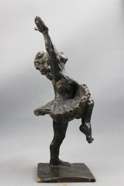 audrey flechet, flechet, sculpture, fonderie du champ bon, film stop motion, bronze, cancan, danseuse, film animation, film stop motion, équilibre éphémère