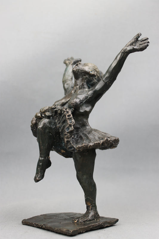 audrey flechet, flechet, sculpture, fonderie du champ bon, film stop motion, bronze, cancan, danseuse, film animation, film stop motion, équilibre éphémère