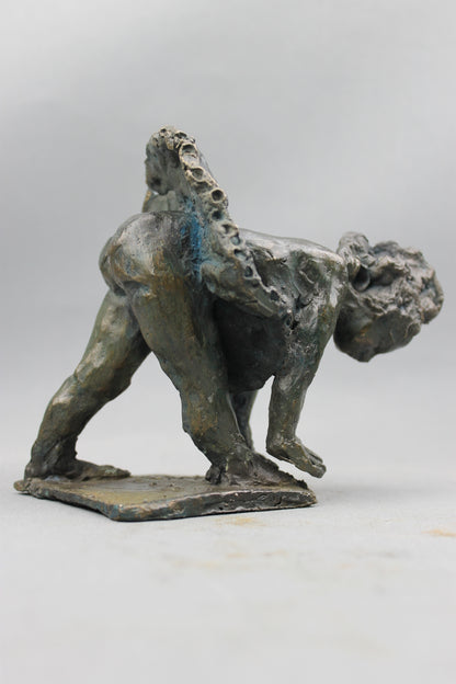 audrey flechet, flechet, sculpture, fonderie du champ bon, film stop motion, bronze, cancan, danseuse, film animation, film stop motion, échappée belle