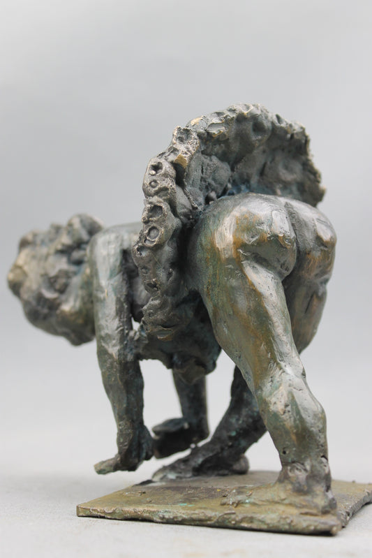 audrey flechet, flechet, sculpture, fonderie du champ bon, film stop motion, bronze, cancan, danseuse, film animation, film stop motion, échappée belle