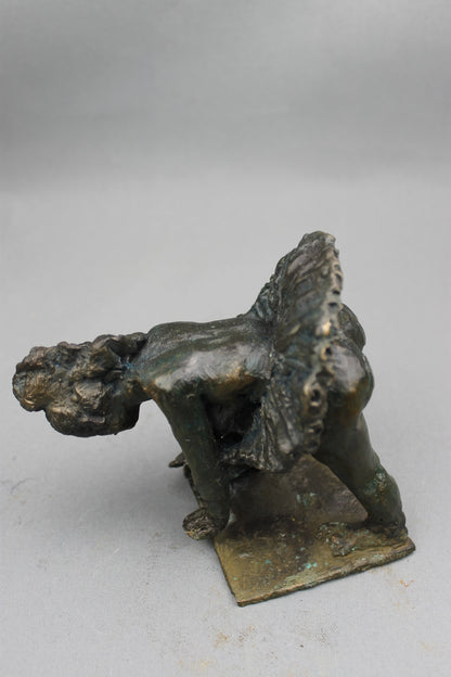 audrey flechet, flechet, sculpture, fonderie du champ bon, film stop motion, bronze, cancan, danseuse, film animation, film stop motion, échappée belle