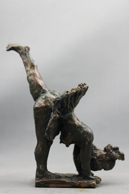 audrey flechet, flechet, sculpture, fonderie du champ bon, film stop motion, bronze, cancan, danseuse, film animation, film stop motion, culbute de la donzelle