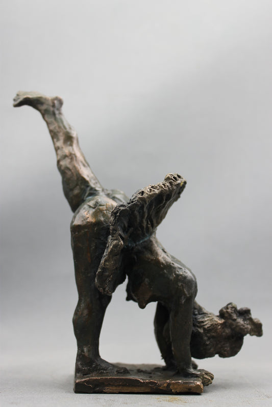 audrey flechet, flechet, sculpture, fonderie du champ bon, film stop motion, bronze, cancan, danseuse, film animation, film stop motion, culbute de la donzelle
