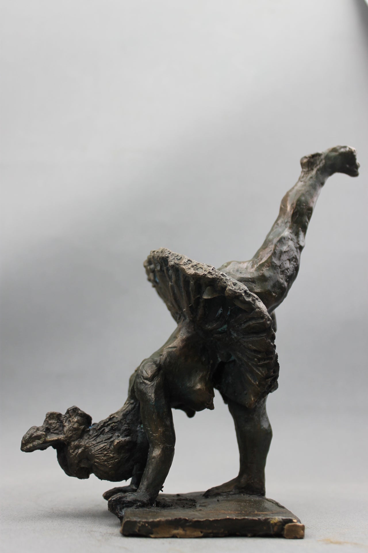 audrey flechet, flechet, sculpture, fonderie du champ bon, film stop motion, bronze, cancan, danseuse, film animation, film stop motion, culbute de la donzelle