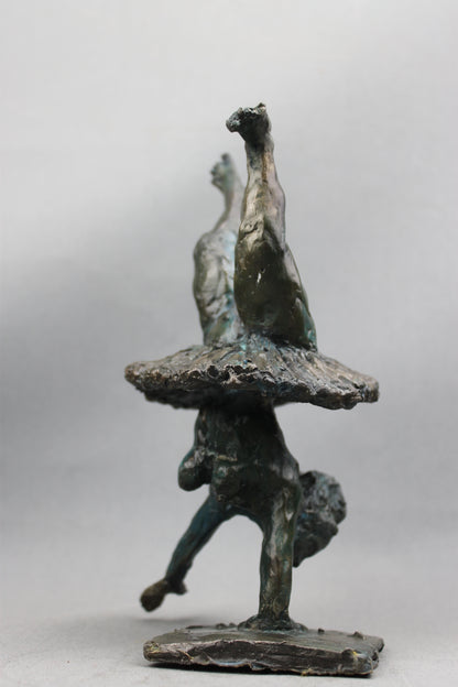 audrey flechet, flechet, sculpture, fonderie du champ bon, film stop motion, bronze, cancan, danseuse, film animation, film stop motion, envers inconscient