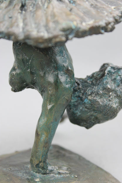 audrey flechet, flechet, sculpture, fonderie du champ bon, film stop motion, bronze, cancan, danseuse, film animation, film stop motion, envers inconscient