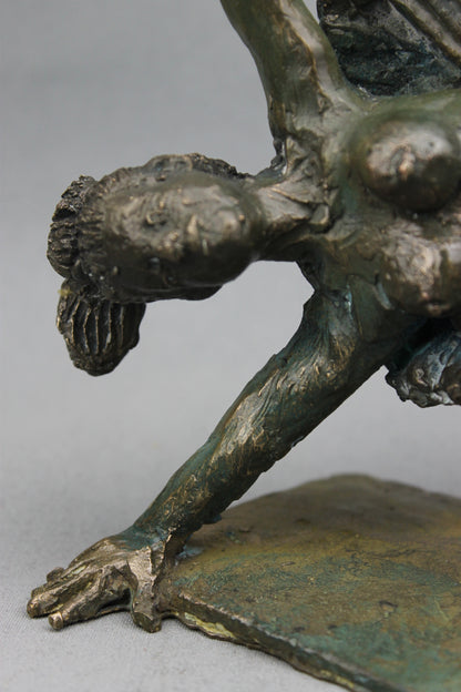 audrey flechet, flechet, sculpture, fonderie du champ bon, film stop motion, bronze, cancan, danseuse, film animation, film stop motion, grace sous tension