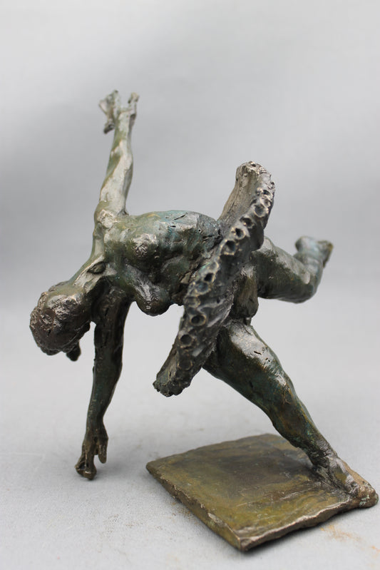 audrey flechet, flechet, sculpture, fonderie du champ bon, film stop motion, bronze, cancan, danseuse, film animation, film stop motion, monde transparent