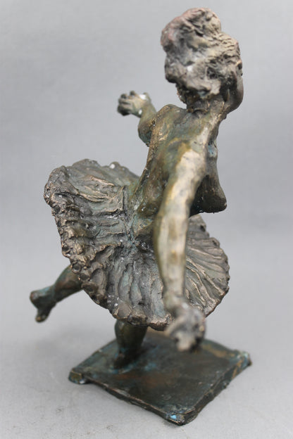 audrey flechet, flechet, sculpture, fonderie du champ bon, film stop motion, bronze, cancan, danseuse, film animation, film stop motion, élégance transparente