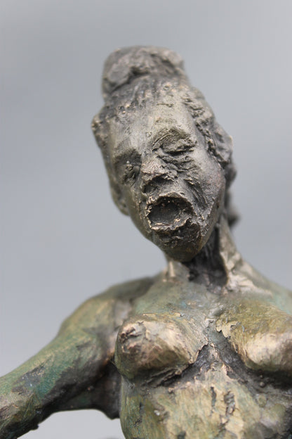 audrey flechet, flechet, sculpture, fonderie du champ bon, film stop motion, bronze, cancan, danseuse, film animation, film stop motion, univers changeant