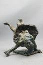 audrey flechet, flechet, sculpture, fonderie du champ bon, film stop motion, bronze, cancan, danseuse, film animation, film stop motion, apesanteur et gravité