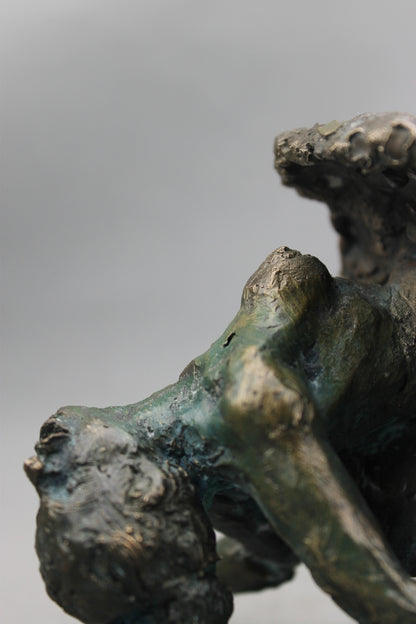 audrey flechet, flechet, sculpture, fonderie du champ bon, film stop motion, bronze, cancan, danseuse, film animation, film stop motion, apesanteur et gravité