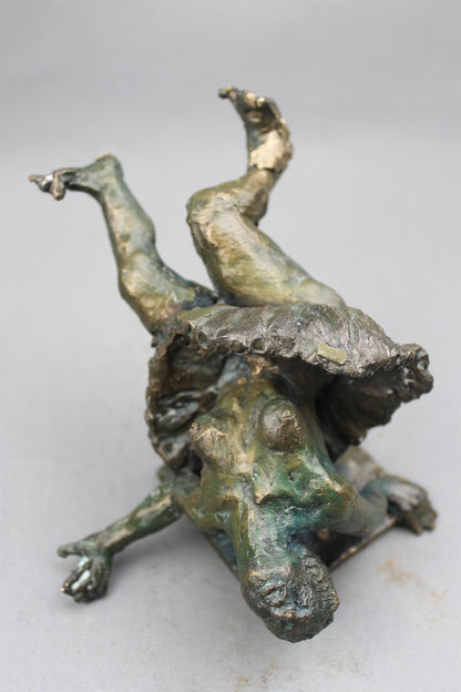audrey flechet, flechet, sculpture, fonderie du champ bon, film stop motion, bronze, cancan, danseuse, film animation, film stop motion, apesanteur et gravité