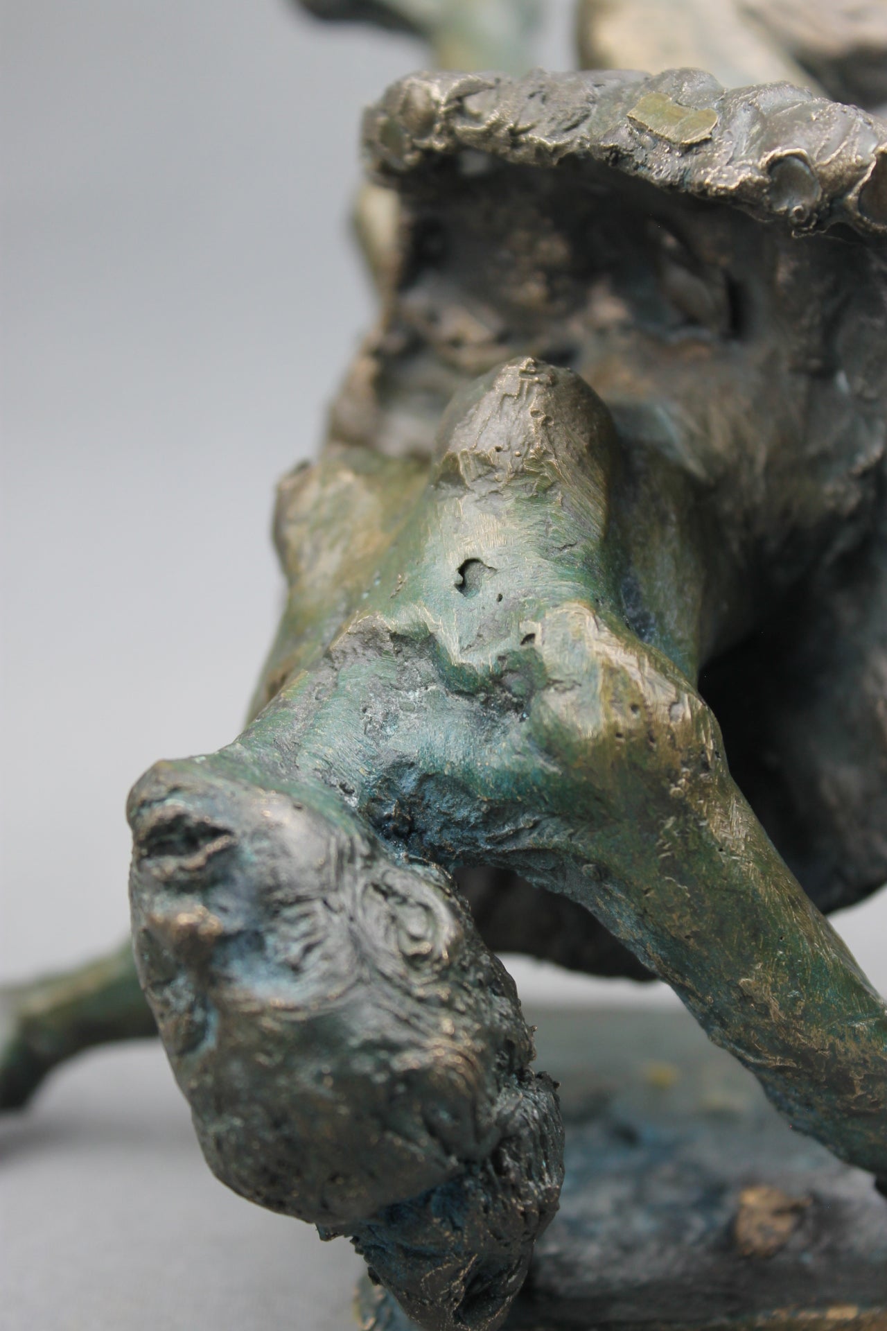 audrey flechet, flechet, sculpture, fonderie du champ bon, film stop motion, bronze, cancan, danseuse, film animation, film stop motion, apesanteur et gravité