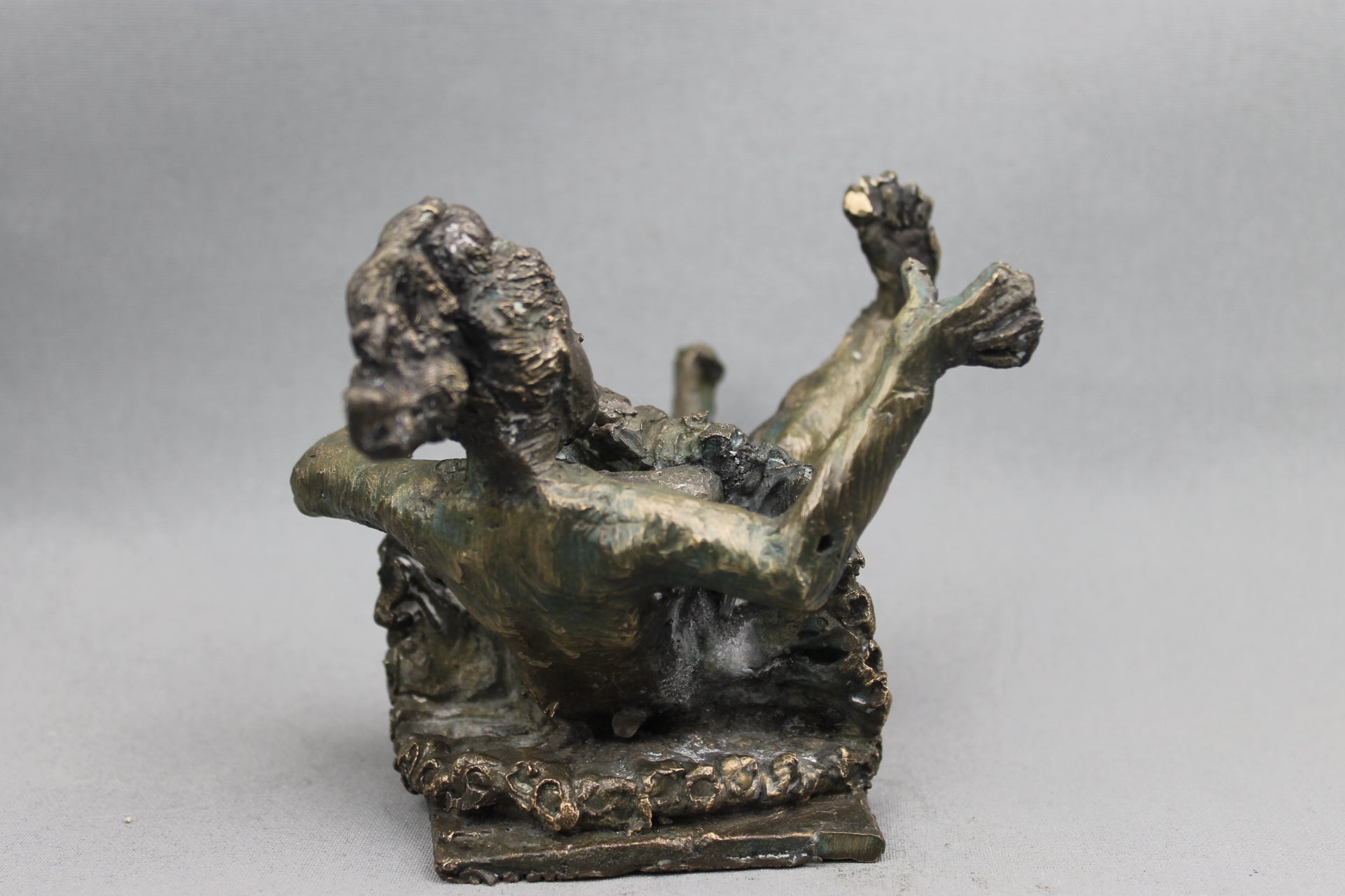 audrey flechet, flechet, sculpture, fonderie du champ bon, film stop motion, bronze, cancan, danseuse, film animation, film stop motion, acrobate malchanceuse